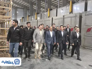 بازدید مدیرعامل بانک تجارت از شرکت «آکو باتری» در راستای تقویت همکاری‌ها