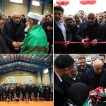 همزمان با افتتاح سالن چندمنظوره ورزشی شهید رجایی سرخس؛ ۱۳۰  پروژه شهرستان سرخس با حضور وزیر کار به بهره برداری رسید