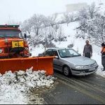 بارش سنگین برف در جنوب استان همدان