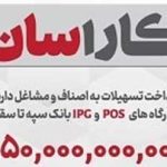 پرداخت تسهیلات ۵۰ میلیارد ریالی به دارندگان پایانه‌های فروشگاهی بانک سپه