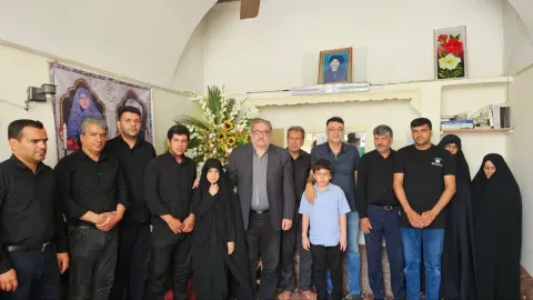 رئیس هییتمدیره چادرملو در مراسم بزرگداشت شهید حسین کمالی حضور یافت