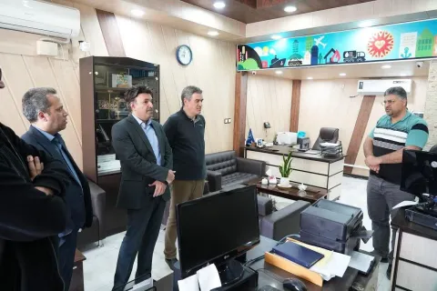 بازدید رئیس کل بیمه مرکزی از شعب و نمایندگی‌های جزیره قشم