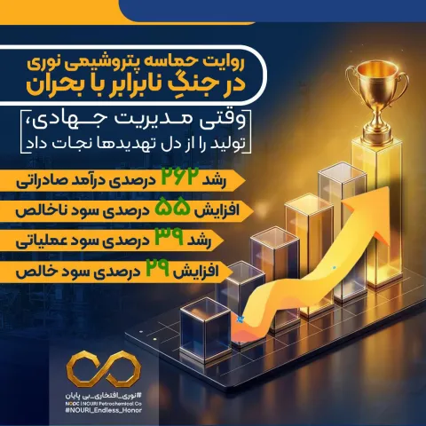 از دلِ آتش تا قله افتخار؛ روایت حماسه پتروشیمی نوری در جنگِ نابرابر با بحران / وقتی مدیریت جهادی، تولید را از دل تهدیدها نجات داد