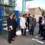 بازدید عضو هیئت‌مدیره بانک و هیئت همراه از استان همدان