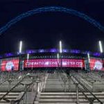 ساینیج LED جدید و چشم‌گیر ال جی در استادیوم Wembley لندن برای استقبال از بازگشت تماشاگران