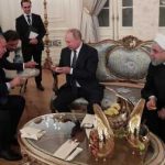 پذیرایی اردوغان با انجیر از روحانی و پوتین