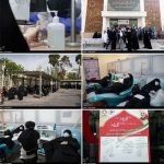 تصاویری از اهدای خون جامعه زنان بسیجی