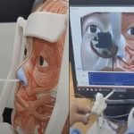 ربات کره‌ای تست کرونا می‌گیرد